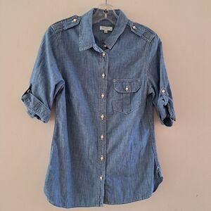 Equipment denim shirt